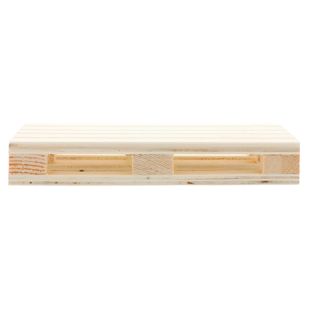 207.02-MINI PALLET 'WOOD'  13x8x2 CM NATURALE LEGNO