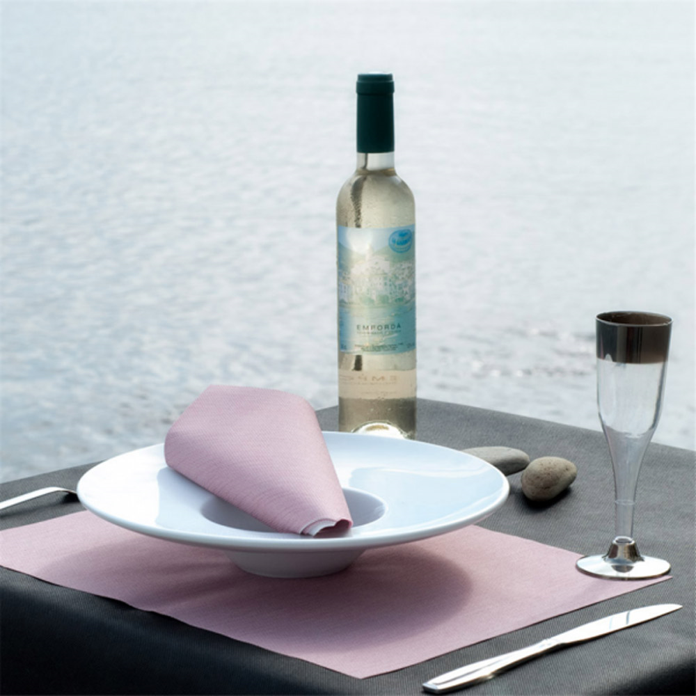 182.02-TOVAGLIOLI DRY COTTON 55 G/M2 40x40 CM BORDEAUX AIRLAID (50 u.)