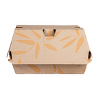274.15-SCATOLE HAMBURGER 'THEPACK-FEEL GREEN'  14,7x14x7 CM NATURALE CARTONE NANO-MICRO (50 u.)