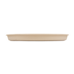 204.12-BASI RECIPIENTI PIZZA 'BIONIC'  Ø 35,7x3,3 CM NATURALE BAGASSA (50 u.)