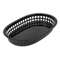208.59-CESTINO ALLUNGATO   28x17,5x4 CM NERO PP (12 u.)