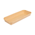 268.84-RECIPIENTI PER "SUSHI"  20PE + 280 +16PE G/M2 22,1x9,1x2,4 CM NATURALE KRAFT (50 u.)