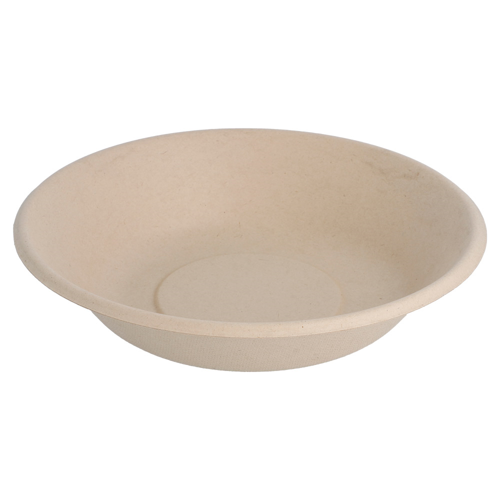 212.76-PIATTI FONDI 'BIONIC' 680 ML Ø 19x4 CM NATURALE BAGASSA (50 u.)