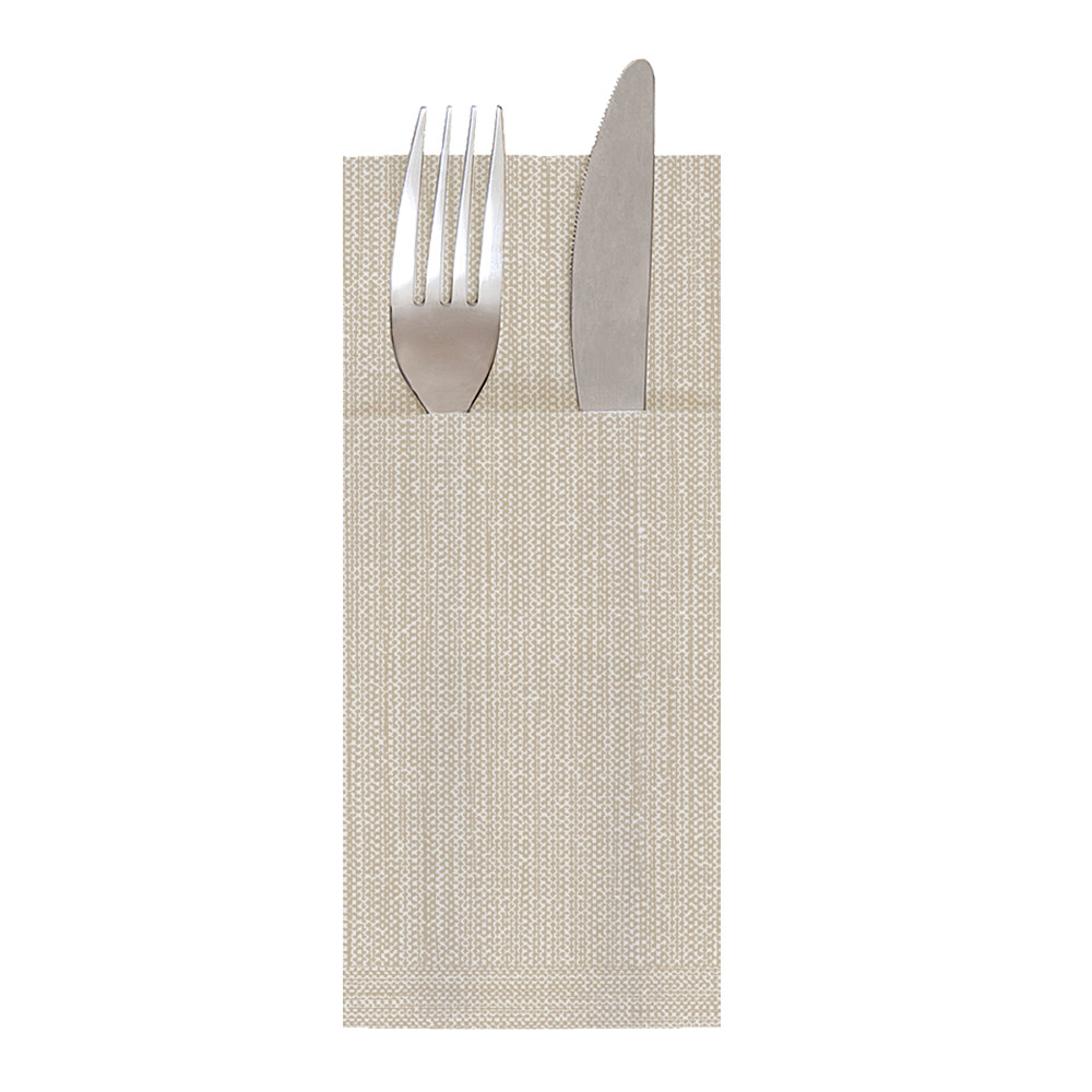 272.41-TOVAGLIOLI "KANGAROO" 'X-SOFT' DUNE 65 G/M2 33x40 CM TAUPE AIRLAID (50 u.)