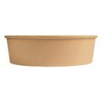 258.95-INSALATIERI 950 ML 300 + 18 PE G/M2 Ø 18,7/16,5x5,4 CM NATURALE KRAFT (50 u.)