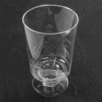154.29-COPPA "VINO" INIETATA 150 ML Ø 5,7x9,6 CM TRASPARENTE CRISTAL PS (12 u.)