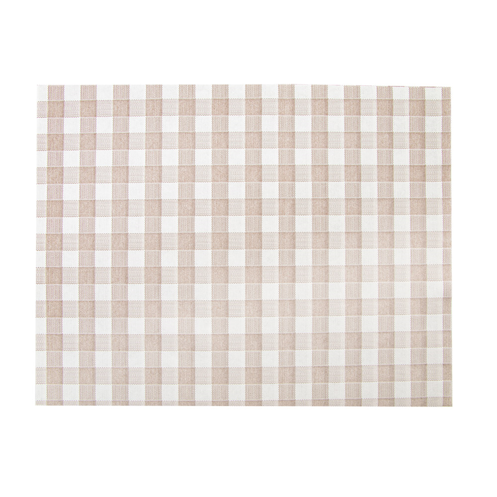 228.60-TOVAGLIETTE 'LIKE LINEN' VICHY 70 G/M2 30x40 CM TAUPE SPUNLACE (200 u.)