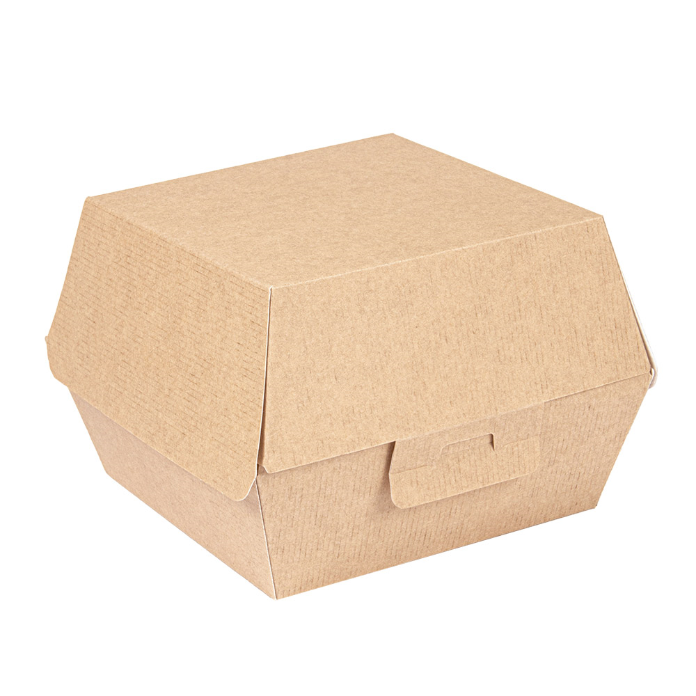 234.17-SCATOLE HAMBURGER 'THEPACK'  220 G/M2 14,4x13,6x9,2 CM (L+) NATURALE CARTONE NANO-MICRO (50 u.)