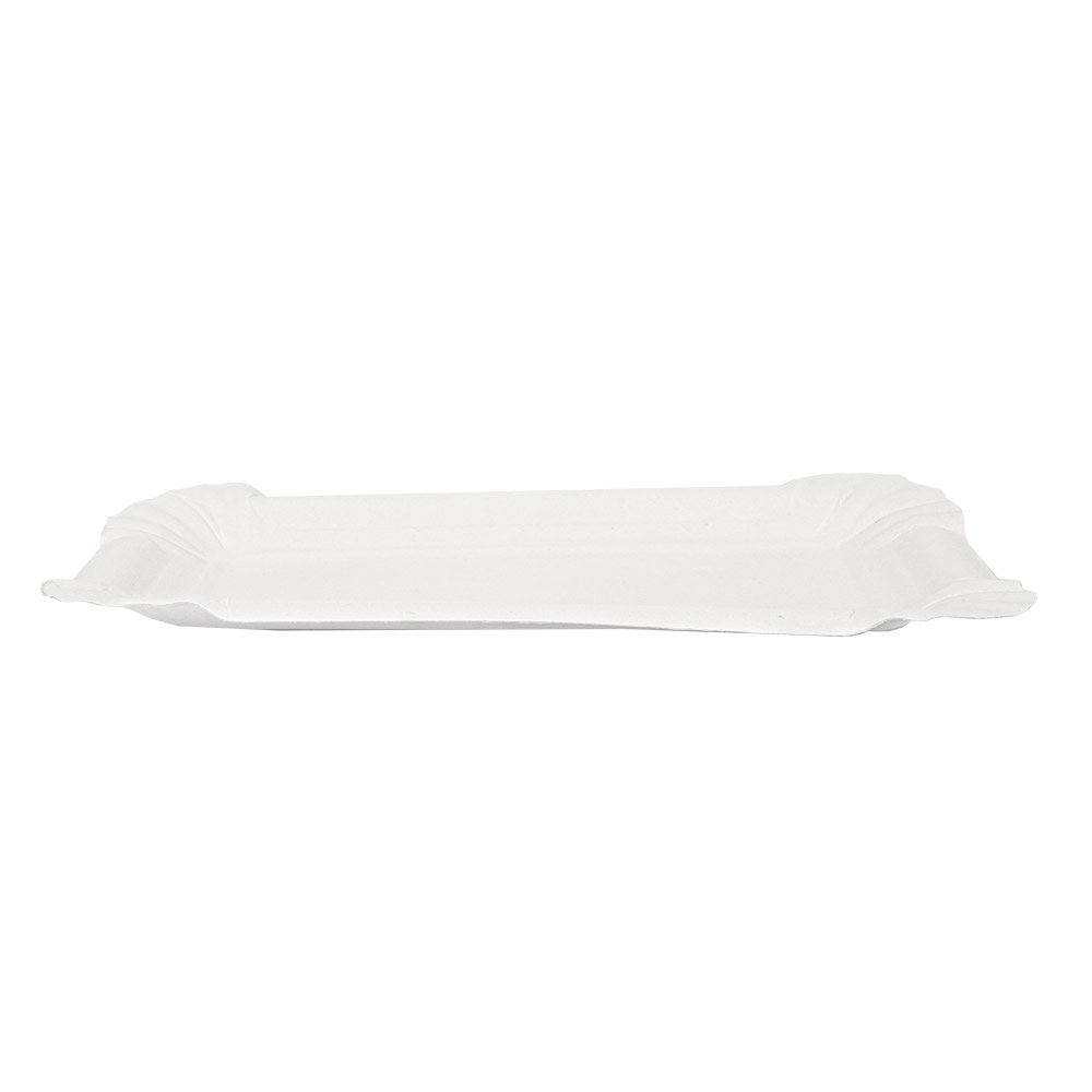 320.07-VASSOI PASTICCERIA - PICCOLI  285 G/M2 20x13 CM BIANCO CARTONE (250 u.)