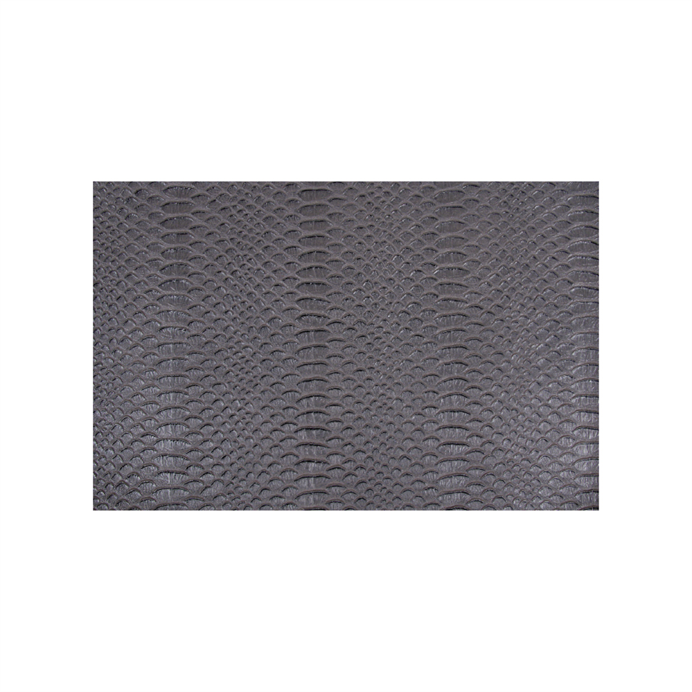 220.91-TOVAGLIETTE SIMIL COCCODRILLO   43X30 CM GRIGIO PVC (12 u.)