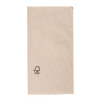 212.47-TOVAGLIOLI ECOLABEL 2 VELI PIEGATO 1/8 'FEEL GREEN'  18 G/M2 40x40 CM NATURALE TISSUE RICICLATO (50 u.)