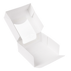 253.40-CONTENITORI SUSHI+FINESTRA 'THEPACK'  10x10x4 CM BIANCO CARTONE NANO-MICRO + OPP (50 u.)