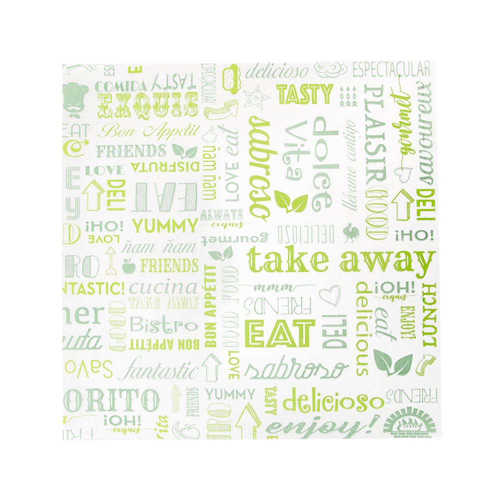 229.04-CARTA ANTIGRASSO BASKET GREEN PAROLE 35 G/M2 31x31 CM BIANCO PERGAMANA ANTIGRASSI (1000 u.)