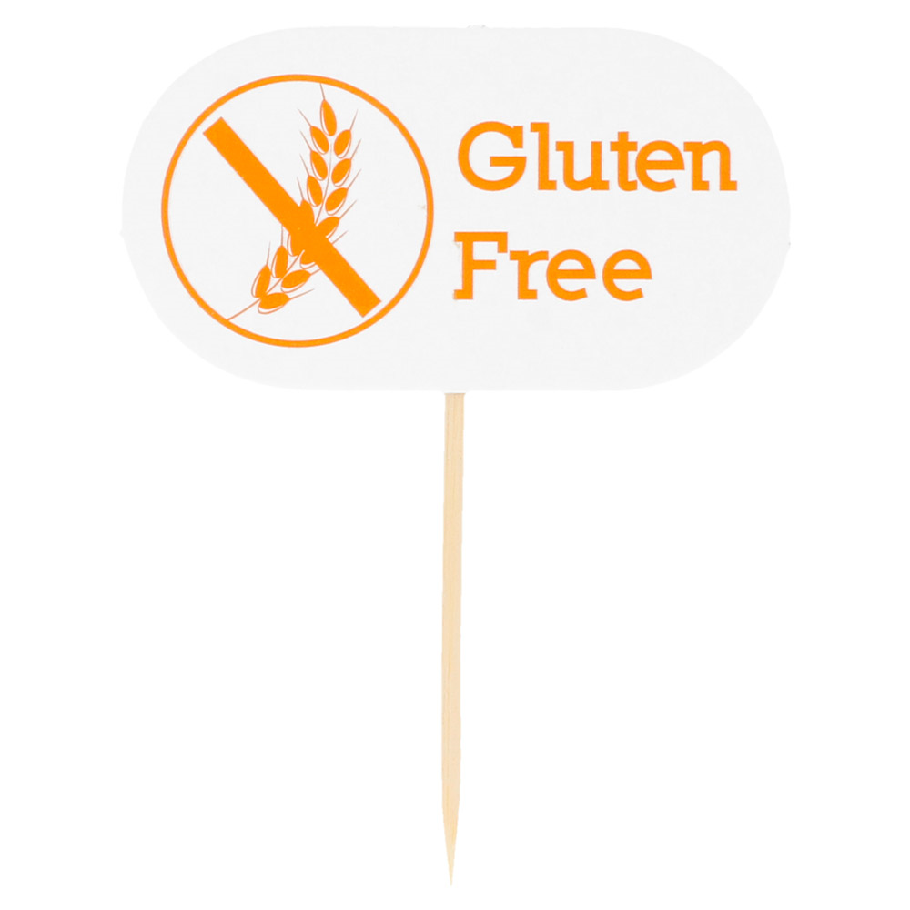 222.56-SPIEDINI - GLUTEN FREE   8 CM BIANCO LEGNO (100 u.)