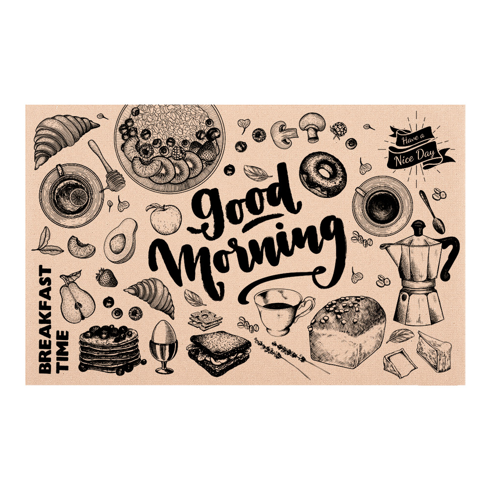 269.74-TOVAGLIETTE OFFSET GOOD MORNING 115 G/M2 24,5x38,5 CM NATURALE CARTA RICICLATA (250 u.)