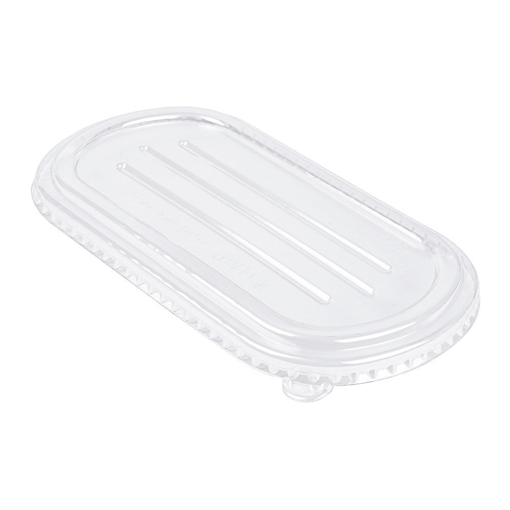 320.57-COPERCHI PER CODICI 320.52/53  850 ML 23,6x13,5x1,3 CM TRASPARENTE PET (50 u.)