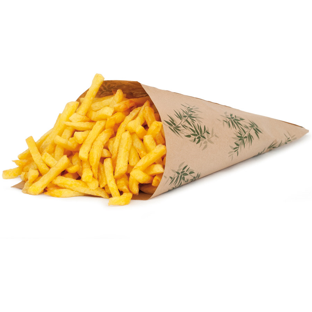 167.61-SACCHETTI A PUNTA 'FEEL GREEN' 400 G 70 G/M2 34x24 CM NATURALE PERGAMANA ANTIGRASSI (250 u.)