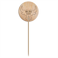 210.46-STEAK MARKER - CRUDO   9,5 CM NATURALE LEGNO (100 u.)