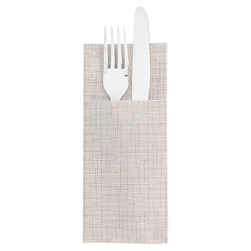213.52-TOVAGLIOLI "KANGAROO" DRY COTTON 55 G/M2 33x40 CM CIOCCOLATO AIRLAID (50 u.)