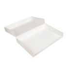 256.54-SCATOLE CATERING, PIANA 'THEPACK' DAMASCO  42x28x6 CM BIANCO CARTONE NANO-MICRO (50 u.)
