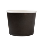 219.76-TERRINA 500 ML 280 + 18 PE G/M2 Ø11x8,2 CM NERO CARTONE (50 u.)