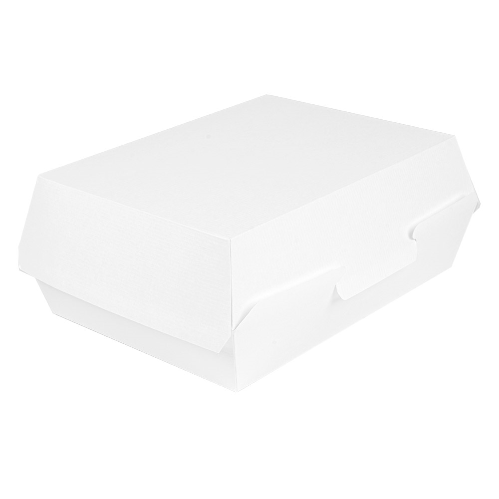 234.32-SCATOLE "LUNCH BOX B" 'THEPACK'  22,5x17x8,5 CM BIANCO CARTONE NANO-MICRO (50 u.)