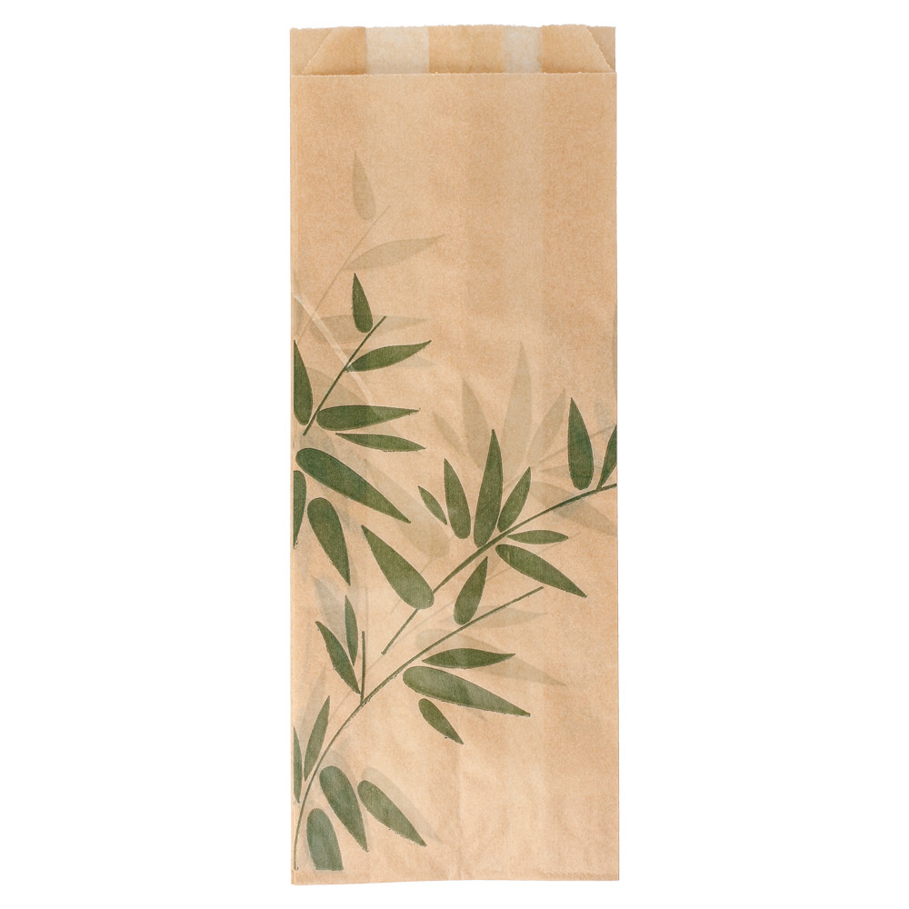 147.02-SACCHETTI SANDWICHES 'FEEL GREEN' 34 G/M2 9+4x22 CM NATURALE PERGAMANA ANTIGRASSI (500 u.)