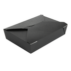 234.61-SCATOLE AMERICANE PER MICROONDE 'THEPACK' 1470 ML 19,6x14x4,5 CM NERO CARTONE NANO-MICRO + PP (50 u.)