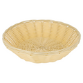 206.55-CESTINI SIMILE VIMINI ROTONDI   Ø 21x6 CM NATURALE PP (12 u.)