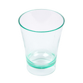 130.17-CONTENITORI APERITIVO MINI  60 ML Ø 5,1x6,5 CM VERDE ACQUA PS (12 u.)