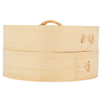 144.36-CONTENITORI MINI DIM-SUM 'BAMBOO'  Ø 15x8 CM NATURALE BAMBÙ
