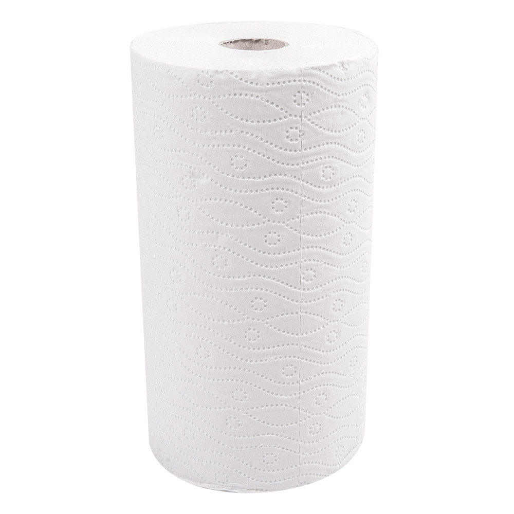 228.54-2 U.ROTOLI "CUCINA" ECOLABEL 2 STRATI 'FEEL GREEN'  24,5 G/M2 24,5 CM x 30 M BIANCO CARTA RICICLATA