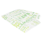 229.29-SACCHETTI HAMBURGER GREEN PAROLE 32 G/M2 12+7x18 CM VERDE PERGAMANA ANTIGRASSI (500 u.)