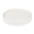 233.31-COPERCHIO TERRINA GELATI 180 ML 280 + 18 PE G/M2 Ø8,7 CM BIANCO CARTONE (50 u.)