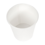254.46-TERRINA PICCOLA 120 ML (4 oz) 210 + 18 PE G/M2 Ø6/4,5x6,5 CM BIANCO CARTONE (50 u.)