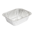 135.37-VASCHETTA RETTANGOLARE  490 ML 15x12,5x4,4 CM ALLUMINIO (100 u.)