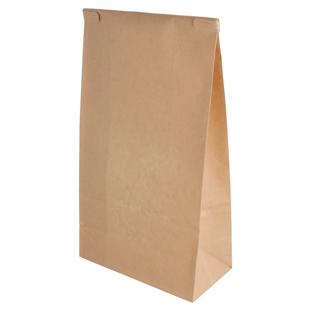 228.71-SACCHETTI SOS CON CHIUSURA CON FINESTRA 1800 GR 60 G/M2 + 25µ OPP 12+6,5x24,6 CM NATURALE KRAFT (50 u.)