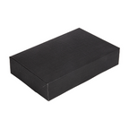 259.16-SCATOLE CATERING, PIANA 'THEPACK'  28x19x6 CM NERO CARTONE NANO-MICRO (50 u.)