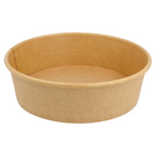 240.05-INSALATIERI 1300 ML 337 G/M2 + PE Ø 18,7/16x7 CM NATURALE KRAFT (50 u.)