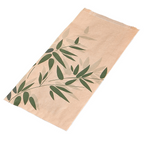 355.06-SACCHETTI CROISSANT 'FEEL GREEN'  32 G/M2 12+5x22 CM NATURALE KRAFT (500 u.)