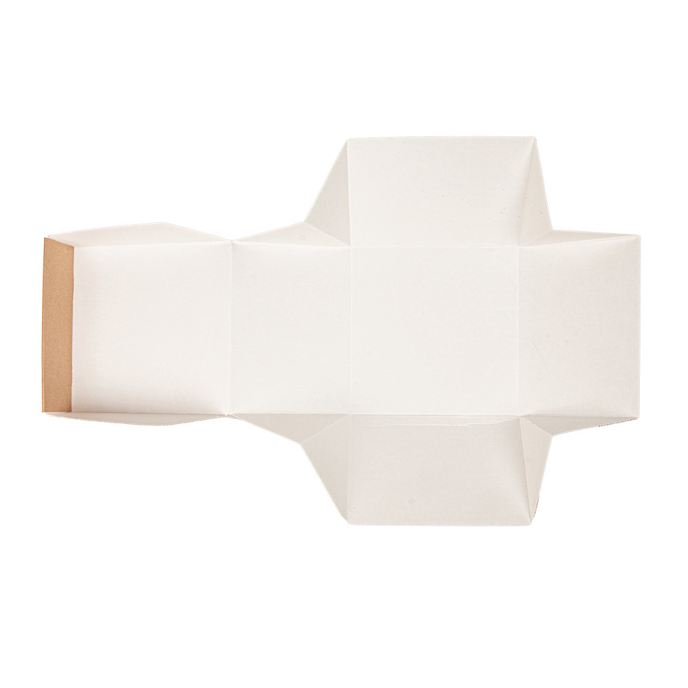 265.70-SCATOLE HAMBURGER "BURGER MENU" 'THEPACK'  15,5x15,5x11,5 CM (XXL) NATURALE CARTONE NANO-MICRO (50 u.)