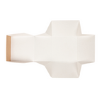 265.70-SCATOLE HAMBURGER "BURGER MENU" 'THEPACK'  15,5x15,5x11,5 CM (XXL) NATURALE CARTONE NANO-MICRO (50 u.)