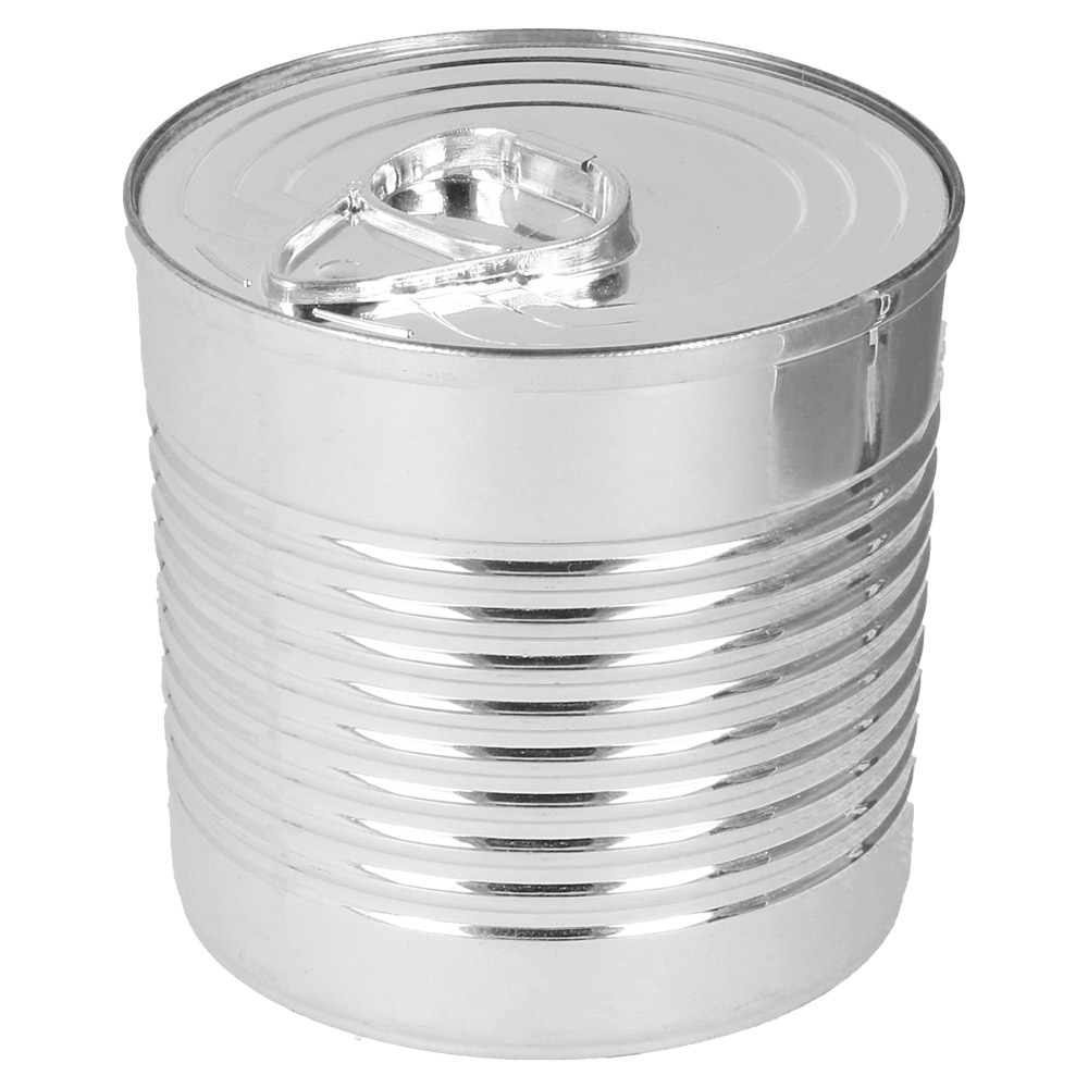 213.65-CONTENITORI APERITIVO BARATTOLO CONSERVA  220 ML Ø7,4x7,2 CM ARGENTO PS (20 u.)