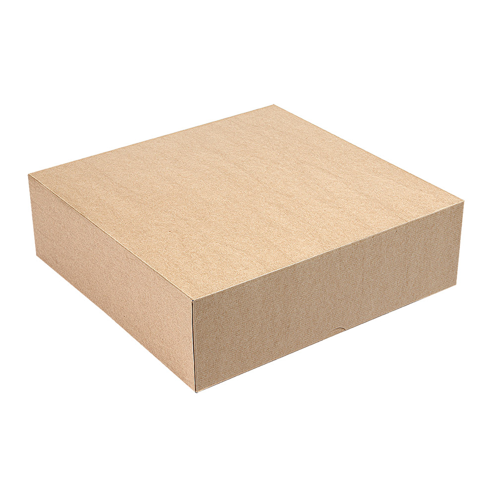 276.86-SCATOLE PER PASTICCERIA SENZA FINESTRA 'THEPACK'  20x20x5 CM NATURALE CARTONE NANO-MICRO (50 u.)