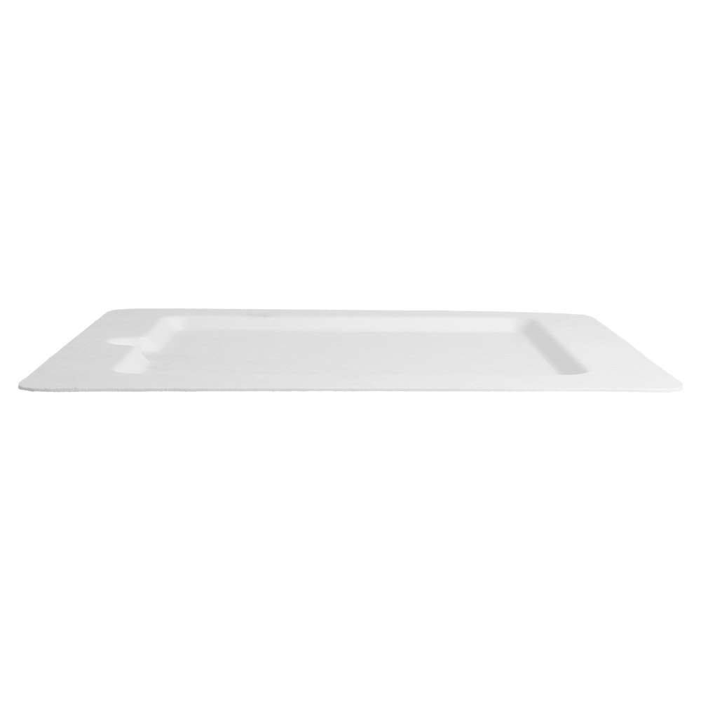212.73-PIATTI QUADRATI 'BIONIC'  20x20x1 CM BIANCO BAGASSA (50 u.)