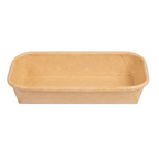268.80-RECIPIENTI PER "SUSHI"  20PE + 280 +16PE G/M2 14x8x2,4 CM NATURALE KRAFT (50 u.)