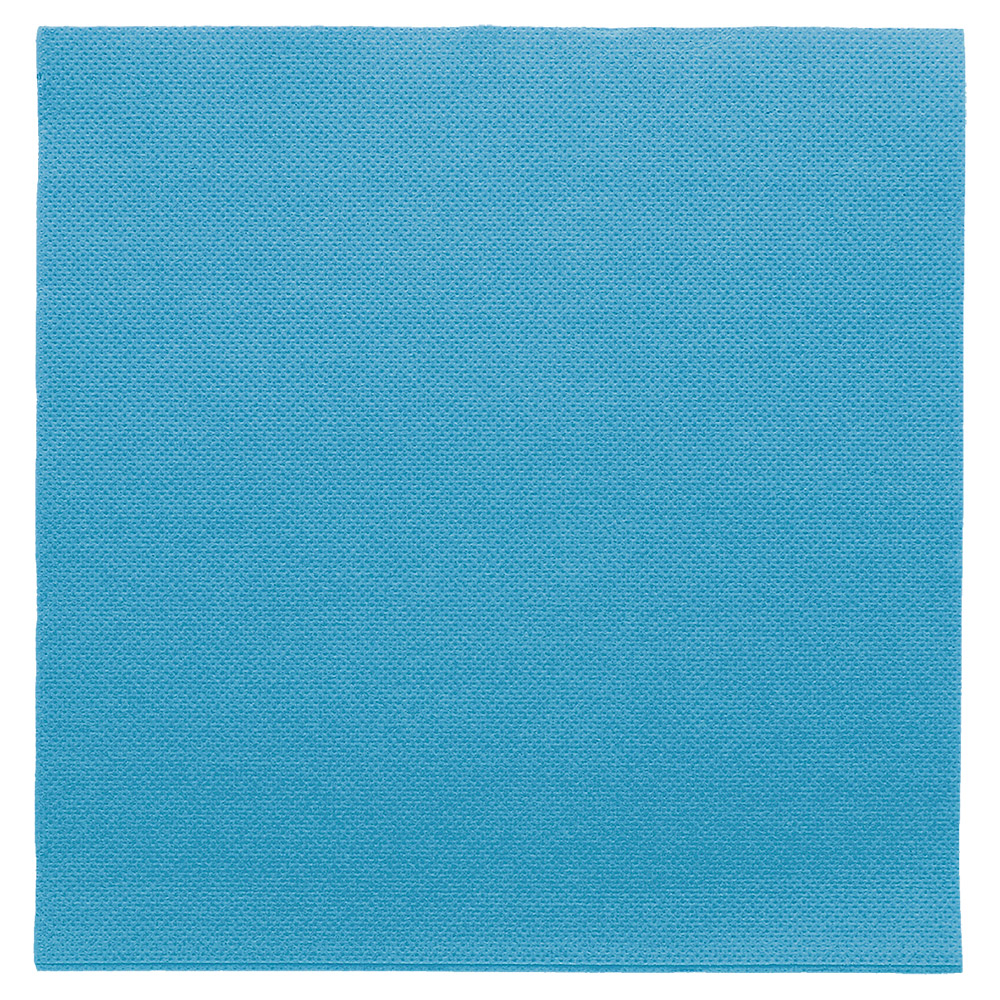 132.21-TOVAGLIOLI ECOLABEL 'DOUBLE POINT' 18 G/M2 39x39 CM BLU TURCHESE TISSUE (50 u.)
