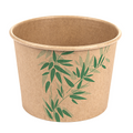 219.75-TERRINA 'FEEL GREEN' 500 ML 280 + 18 PE G/M2 Ø11x8,2 CM MARRONE KRAFT (50 u.)