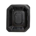 262.62-RECIPIENTI 250 ML 13,9x11,8x4 CM NERO PP (50 u.)