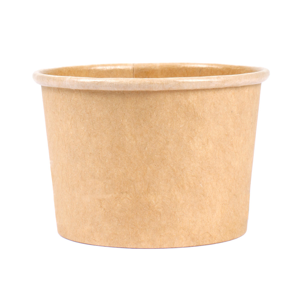 254.38-TERRINA PICCOLA 70 ML (2,3 oz) 210 + 18 PE G/M2 Ø6/5x4 CM MARRONE CARTONE (50 u.)